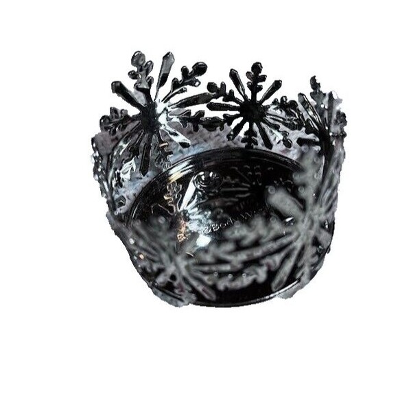 2 Silver Snowflake 1 Flower Candleholders Boho Holiday Christmas Winter Decor - Picture 5 of 8